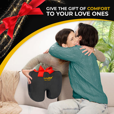 TostiTosti seat cushion presented as a comfort gift